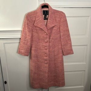 Vintage INC pink tweed coat